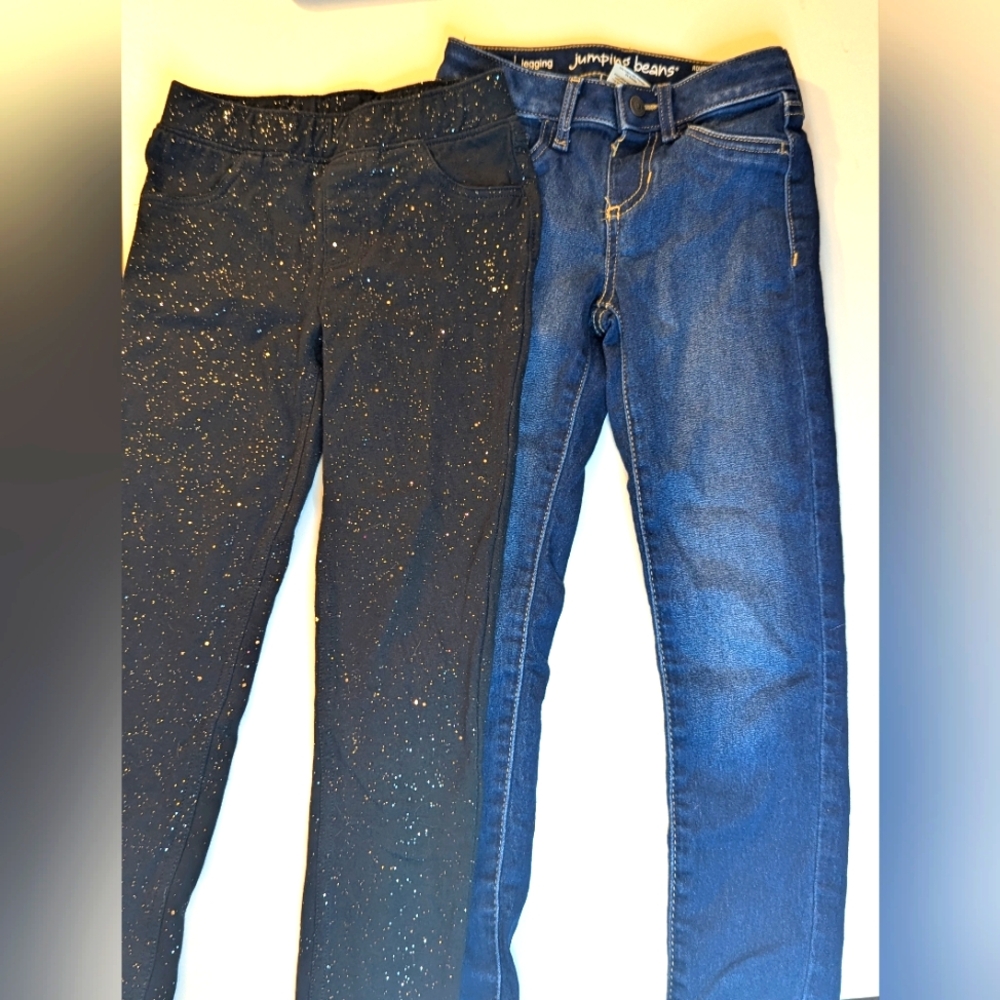 Jumping bean long pants/jeans set bundle size 6/6x
